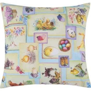 Bytový textil Povláček EMA - Velikonoce - 45x45 cm velikonoční patchwork
