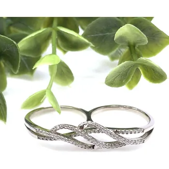 Prsten Jan Kos jewellery Stříbrný prsten se zirkonem 12123192