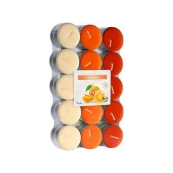 Svíčka Bispol Aura Orange 30 ks