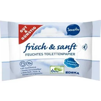 Toaletní papíry G&G Toaletní vlhčený papír - 2x70ks sensitiv