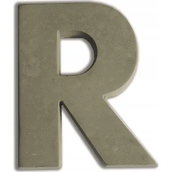 Obraz PÍSMENO R Z BETONU V:5 CM