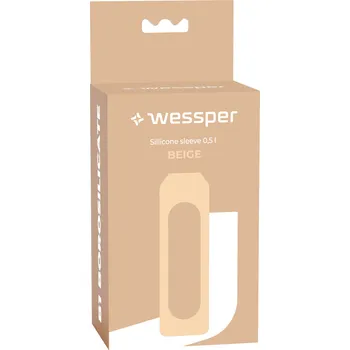 Pouzdro na mobilní telefon Silikonové Pouzdro pro Wessper B1 BOROSILICATE 0,5 béžové skleněné lahvičky