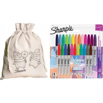 Permanentní popisovač vícebarevný Sharpie 24 ks