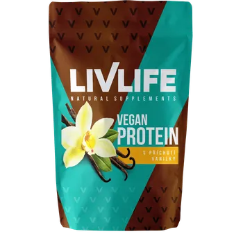 Protein LIVLIFE Vegan protein s příchutí vanilky 490 g