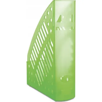 Ažurový pořadač na dokumenty Donau, transparentní zelený
