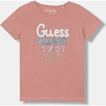 Dětská móda Dětské tričko Guess K6RI20.K6YW4.PPY2 růžová 30X, vel. 88-96