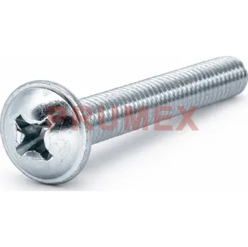 Šroub Šroub phillips půlkulatý s límcem DIN 967 M3x30 pozink