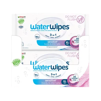 Vlhčený ubrousek WATERWIPES Ubrousky vlhčené Adults bez obsahu plastů 12 x 30 ks