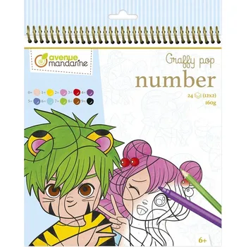 Obraz Omalovánky podle čísel - Manga