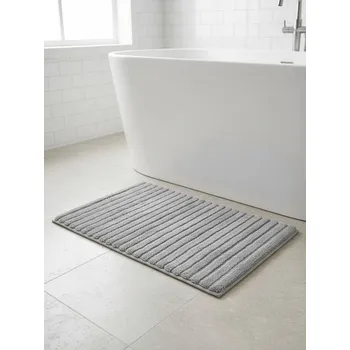 Koupelnová předložka Sinsay - Koupelnová předložka s vroubkovaným vzorem - šedá - 368GK-90X - 368GK-90X-ONE