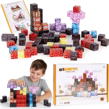 ostatní stavebnice Magnetická stavebnice 86 ks POLY vícebarevná