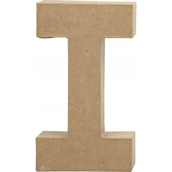 Obraz 3D písmeno z papírmaše 20,5x2,5 cm - I