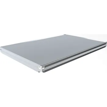 Dílenský regál Patro k regálu Biedrax 50 x 90 cm, pozink, police plech, nosnost 150 kg