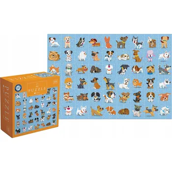Puzzle Puzzle 250 dílků Děti Psi Interdruk