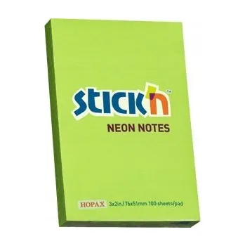 Samolepící bloček Samolepicí bločky Stick'n 100 listů