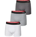 PARKSIDE® Pánské boxerky, 3 kusy (šedá/bílá, 4/S)
