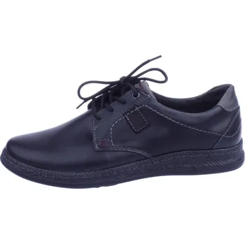 Pánské polobotky EFFE TRE SHOES Boty EFFE TRE 768 černé pánské kožené polobotky Velikost: 42
