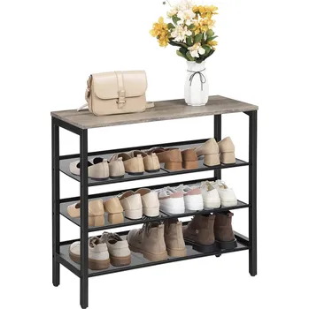 Botník Botník Vasagle Ormio 69 cm černý/šedý