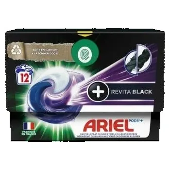 Prací gel Ariel kapsle All in1 Revita Black - 12ks