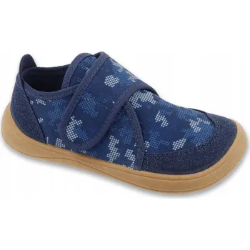 Chlapecké tenisky BEFADO 140X001 boty BAREFOOT modrý maskáč 26 140XY001_26