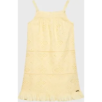 Dámské oblečení Guess Letní šaty J3GK23 WFGJ0 Žlutá Regular Fit 14Y