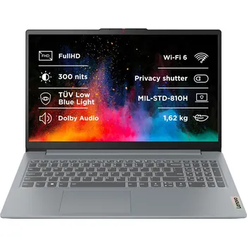 Notebook Lenovo IdeaPad Slim 3 15AMN8 (82XQ00X4CK)