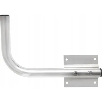 Televizní držák DRŽÁK NA NÁSTĚNNÝ STOŽÁR PRO BOČNÍ ANTÉNU UNIVERZÁLNÍ 40CM OCEL POZINK PRO TV