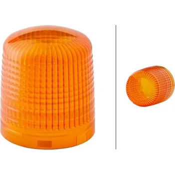 Výparník klimatizace Sklo lampy, otočné výstražné světlo Hella 9EL 862 141-021