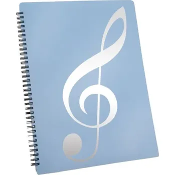 Pořadač Houslový klíč, modrý