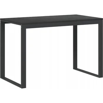 Psací stůl Černý počítačový stůl 110 x 60 x 73 cm, dřevotříska, kov