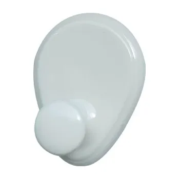 Věšák Háček samolepící QF typ 1170, bílá, plast, 2ks