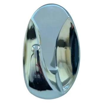 Věšák Háček samolepící QF typ 2, plast, stříbro, 2ks