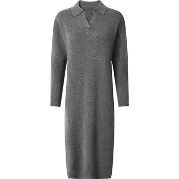 Dámské šaty esmara® Dámské úpletové šaty (šedá, M(40/42))