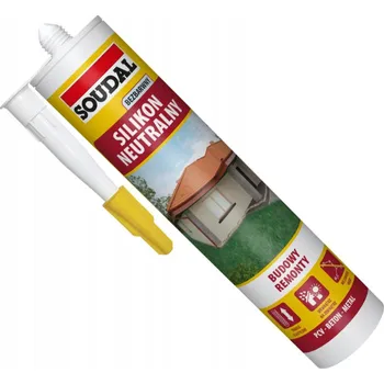 stavební silikon Neutrální silikon bezbarvý 280 ml 137662 Soudal
