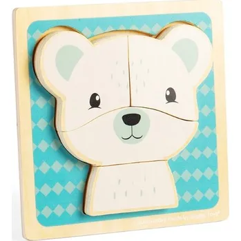 Puzzle Bigjigs Toys Puzzle polární medvídek