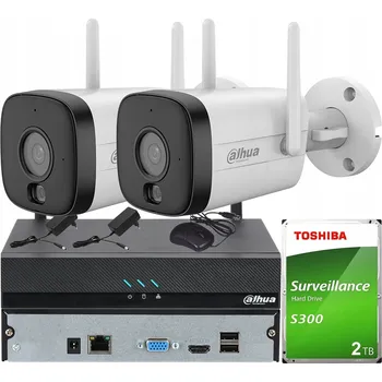 Bezpečnostní kamera Sada 2x WiFi kamera 5MPx Dahua IPC-HFW1539DTK1P-SW-PV s detekcí zvuku