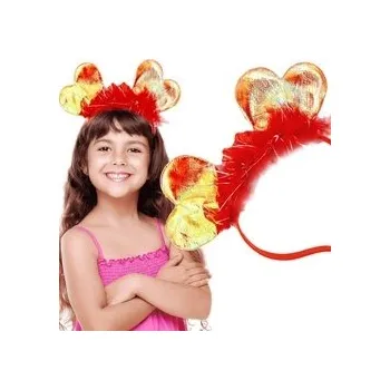 Čelenka Kostým ČELENKA SRDCE Toys r. univerzální