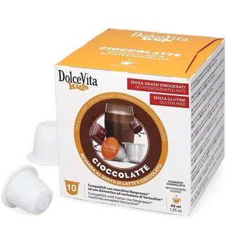 Dolce Vita | Ciocco Latte – Čokoládové mléko - Počet kapslí pro Nespresso®: 10