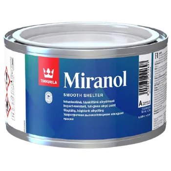 barva na zeď Tikkurila Odolná alkydová barva Miranol 0,25 L
