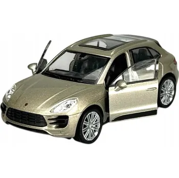 autíčko WELLY PORSCHE MACAN TURBO ZLATÝ 1:34 NOVÝ KOVOVÝ MODEL 43673
