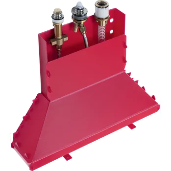 Vodovodní baterie Hansgrohe - Základní těleso pro tříotvorovou pákovou baterii na okraj vany, 13437180