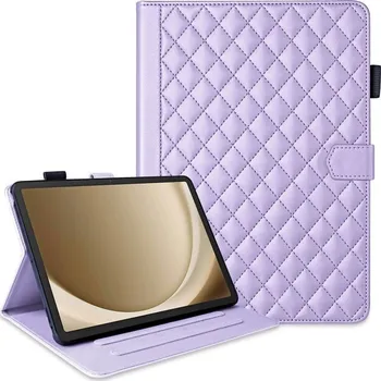 Pouzdro na tablet VSECHNONAMOBIL 131400 LATTICE Zaklápěcí pouzdro pro Samsung Galaxy Tab A11+ fialové