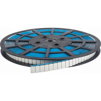 Sada na opravu pneumatiky Invento ALU SLIM - FE 5g lepící závaží kolečka na 6kg rolce, lakováno šedou barvou