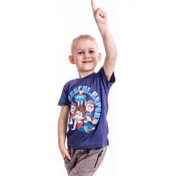 Klučičí tričko PATROLA Barva: Modrá, Velikost: 104