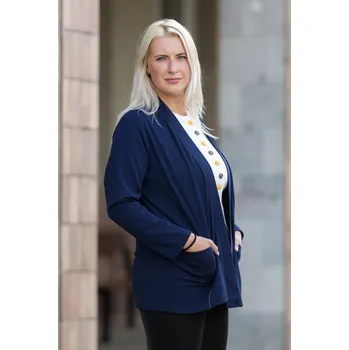 Dámský svetr SYLVIA Dámský kardigan VIENNA Barva: Tmavě modrá, Velikost: 42