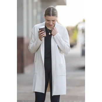 Dámský svetr CCG Perfect Dámský kardigan KIM [A3898] Barva: Krémová, Velikost: M/L