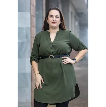 Pánská košile Italy fashion Košile LEJLA Barva: Khaki, Velikost: UNI: L-3XL