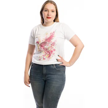 Italy fashion Dámské tričko FÉNIX Barva: Růžová, Velikost: UNI: M-XL