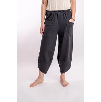 Dámské kalhoty Italy fashion Teplákové kalhoty INDIA Barva: Černá, Velikost: UNI - L/XL