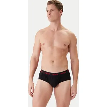 Pánské oblečení HUGO Souprava slipů Hipbrief Triple 50532570 Černá XXL